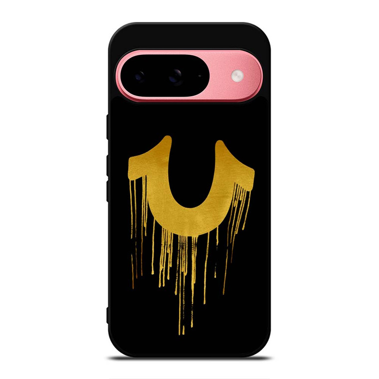 TRUE RELIGION GOLD BLACK LOGO Google Pixel 9 Case TRUE RELIGION GOLD BLACK LOGO Google Pixel 9 Case