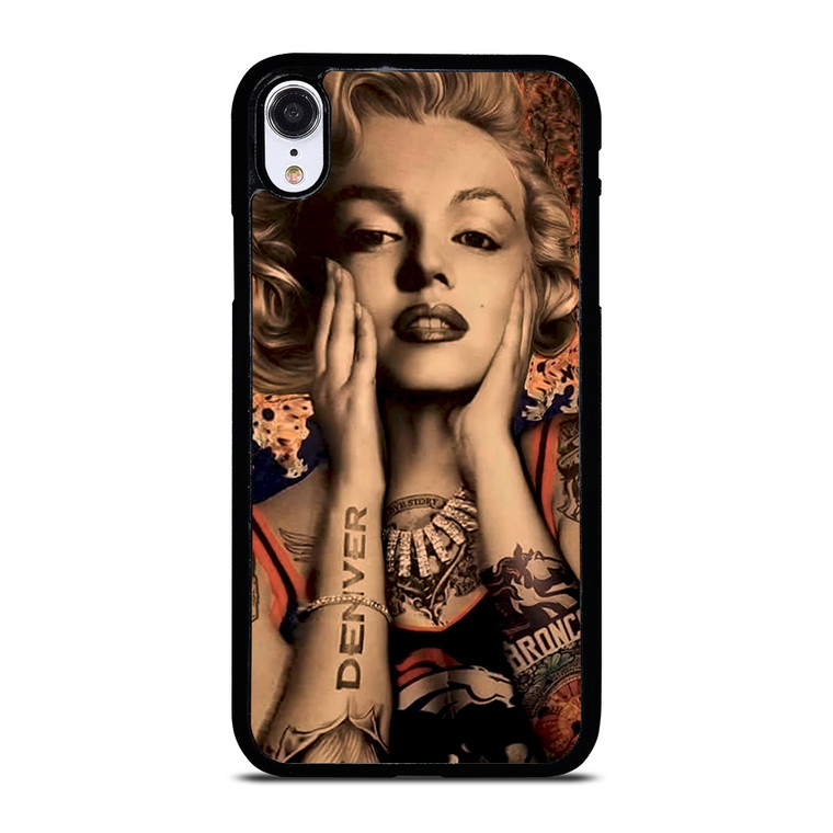 MARILYN MONROE TATTOO FAN ART iPhone XR Case