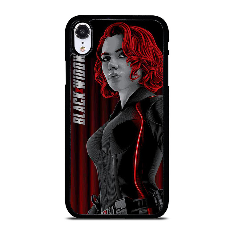 MARVEL BLACK WIDOW AVENGERS ART iPhone XR Case