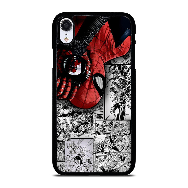 MARVEL SPIDERMAN POTRAIT COMIC iPhone XR Case
