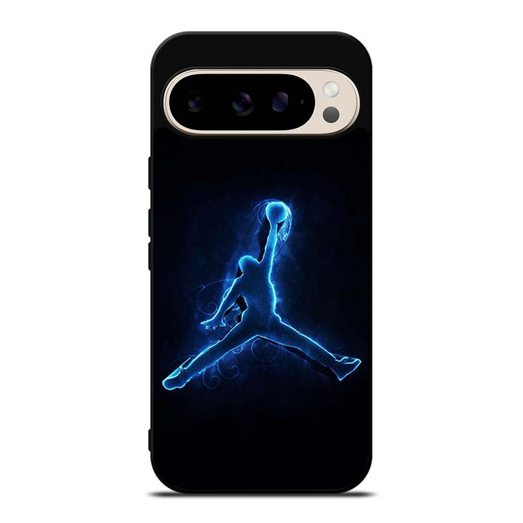 COOL AIR JORDAN LOGO BLUE 946 Google Pixel 9 Pro Case COOL AIR JORDAN LOGO BLUE 946 Google Pixel 9 Pro Case
