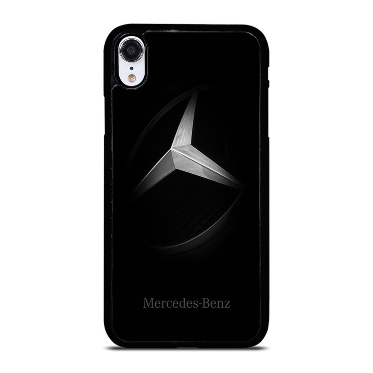 MERCEDES BENZ SIMPLE ELEGANT LOGO BLACK iPhone XR Case