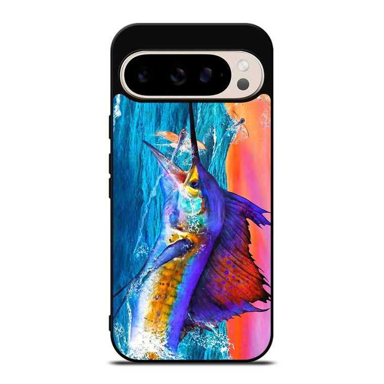 GUY HARVEY ISLAND MARLIN BOAT 2 946 Google Pixel 9 Pro Case