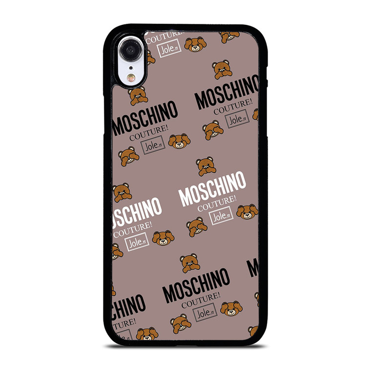 MOSCHINO COUTURE LOGO iPhone XR Case