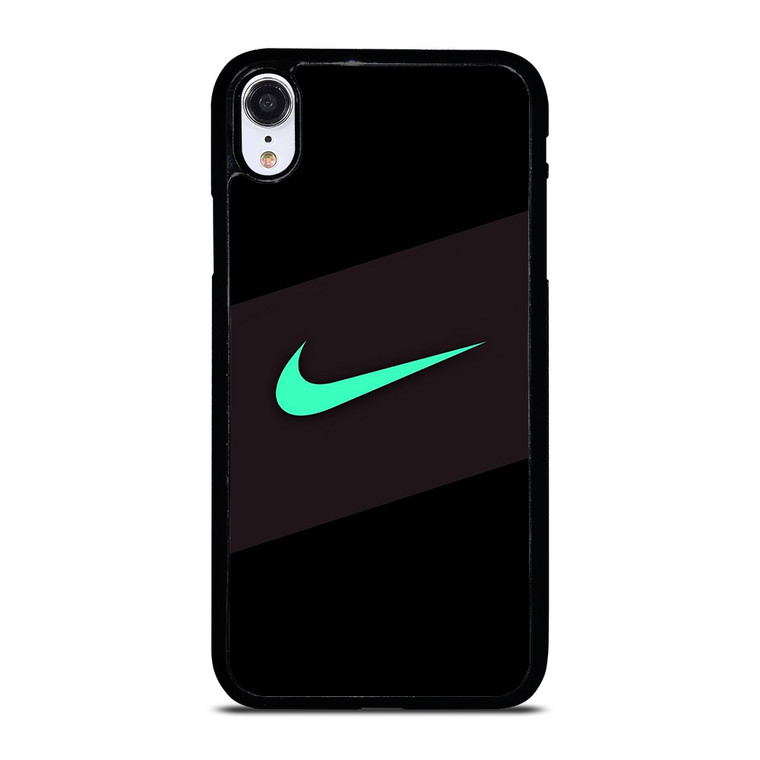 NIKE LIGHT GREEN LOGO iPhone XR Case