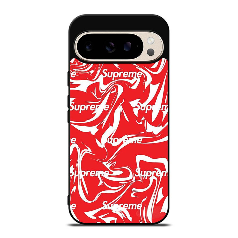 SUPREME MELTED RED ARTWORK 946 Google Pixel 9 Pro Case