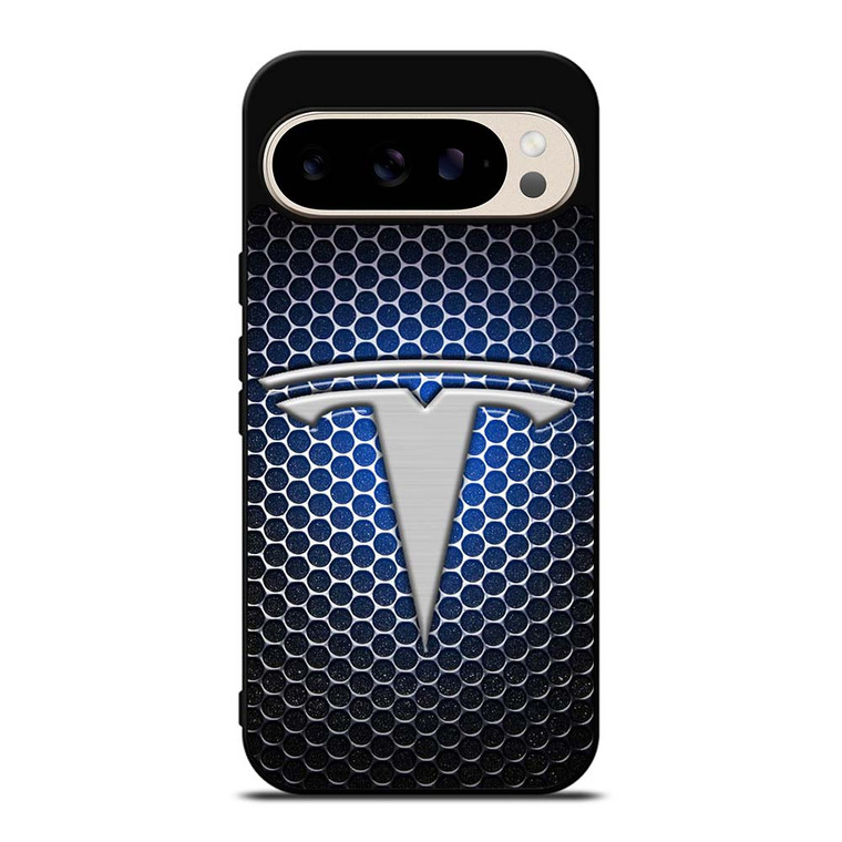 TESLA LOGO BLUE LIGHT 946 Google Pixel 9 Pro Case