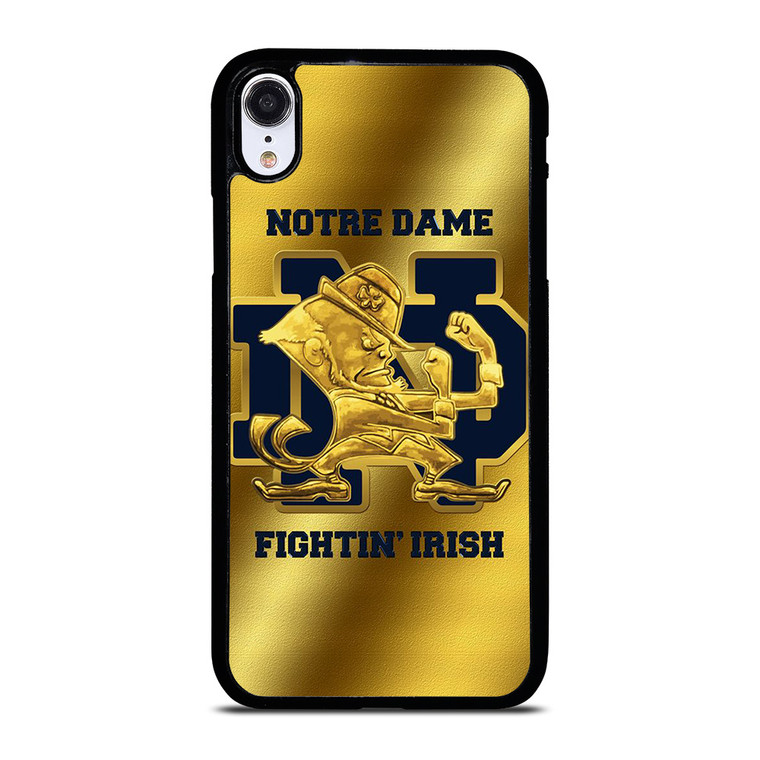 NOTRE DAME FIGHTING IRISH GOLD iPhone XR Case