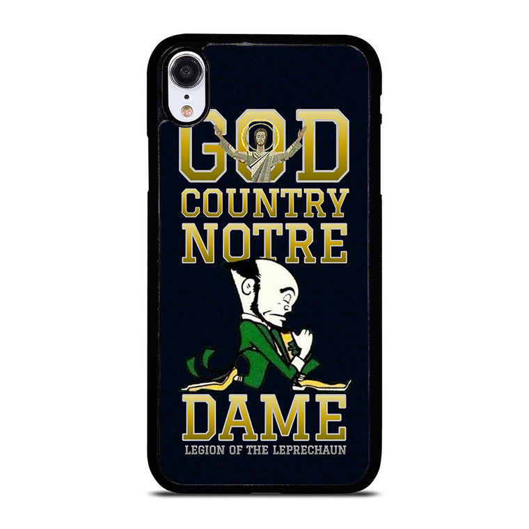 NOTRE DAME GOD COUNTRY iPhone XR Case