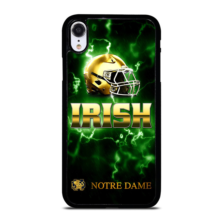 NOTRE DAME IRISH LOGO GREEN iPhone XR Case NOTRE DAME IRISH LOGO GREEN iPhone XR Case