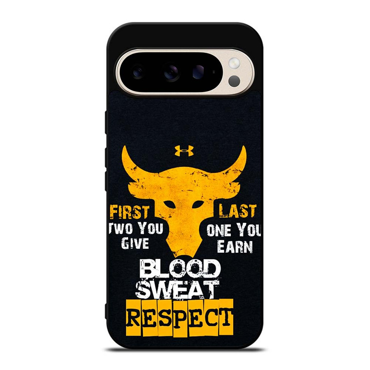 UNDER ARMOUR PROJECT ROCK BLOOD SWEAT 946 Google Pixel 9 Pro Case