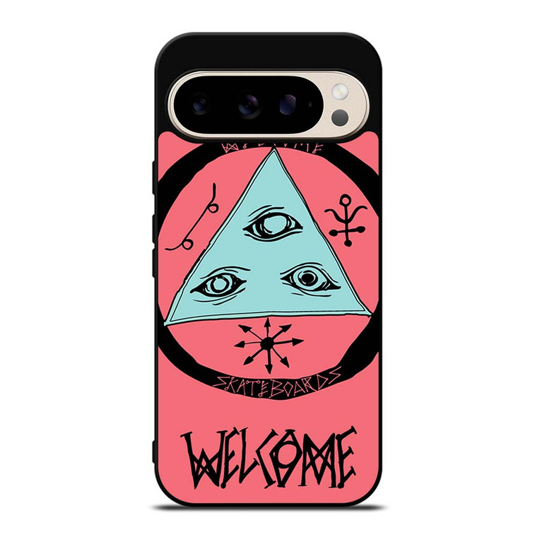 WELCOME SKATEBOARDS LOGO PINK 946 Google Pixel 9 Pro Case WELCOME SKATEBOARDS LOGO PINK 946 Google Pixel 9 Pro Case