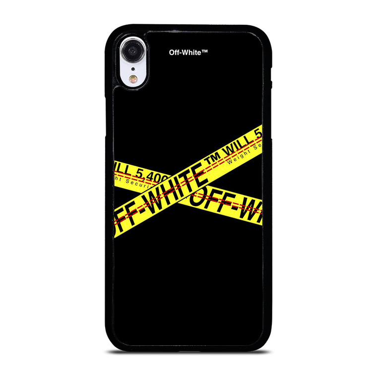 OFF WHITE LOGO STRIP iPhone XR Case
