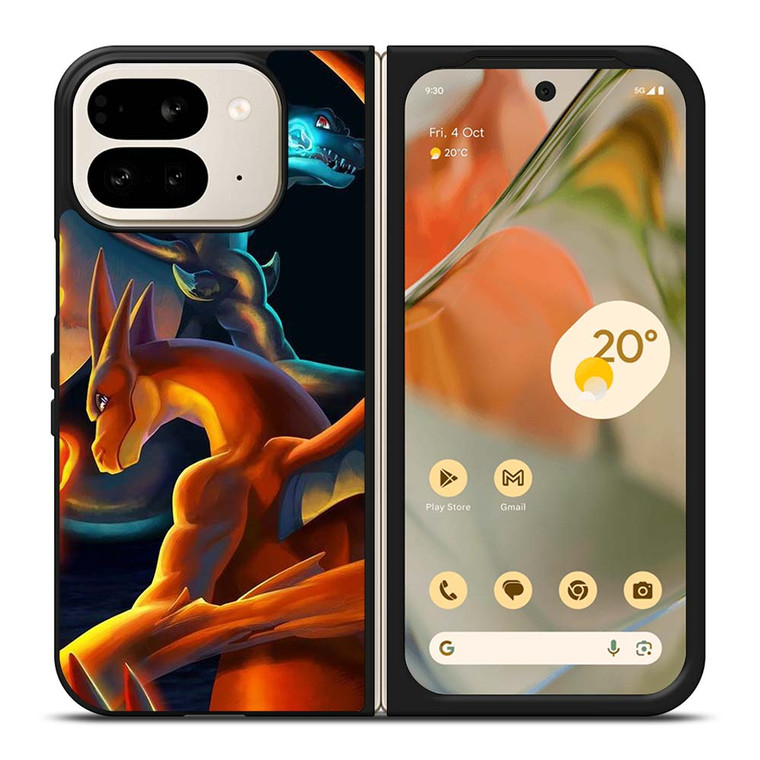 ANIME POKEMON CHARIZARD MEGA EVOLUTION Google Pixel 9 Pro Fold Case