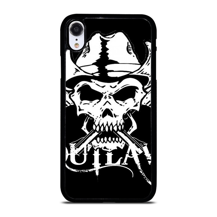 OUTLAW SKULL LOGO iPhone XR Case