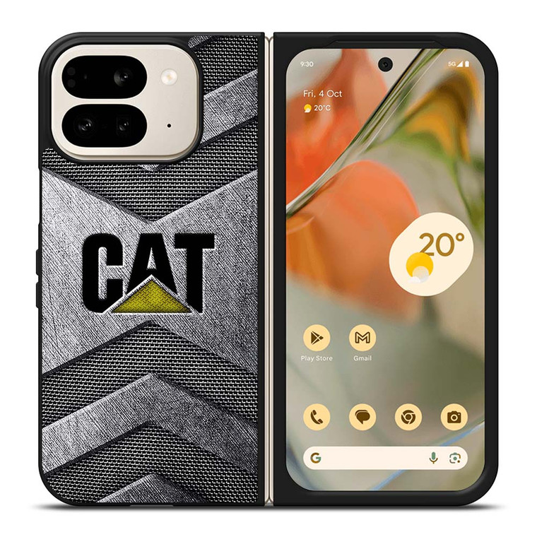 CATERPILLAR TRACTOR CAT METAL LOGO Google Pixel 9 Pro Fold Case