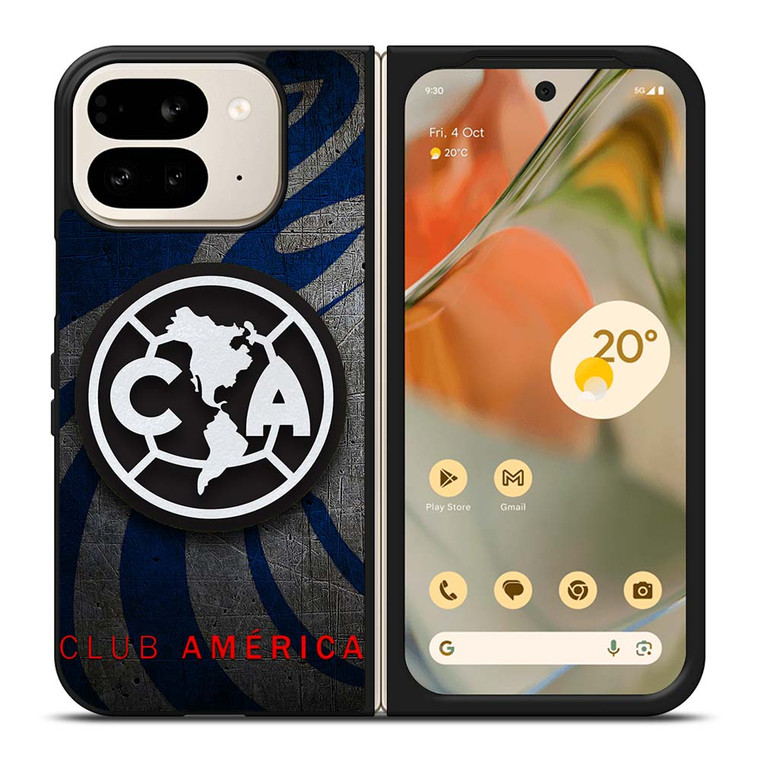 CLUB AMERICA STRIPS BLUE Google Pixel 9 Pro Fold Case