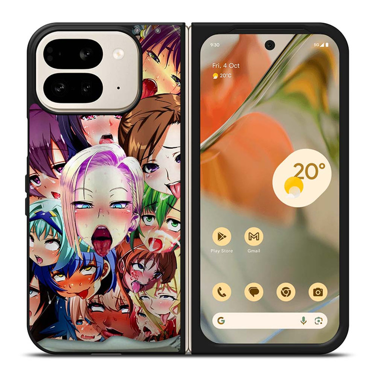 CUTE AHEGAO CHARACTERS Google Pixel 9 Pro Fold Case