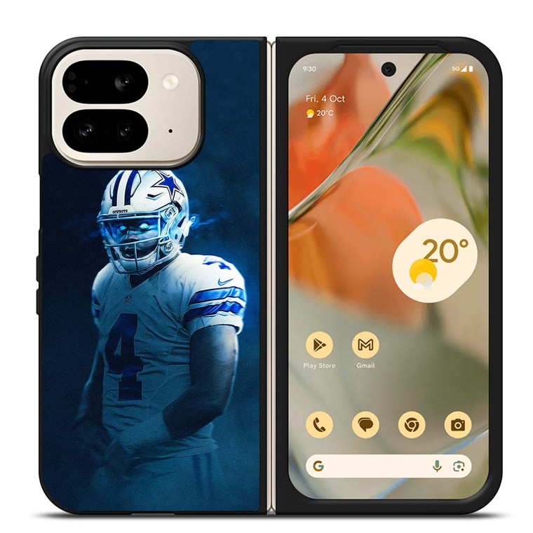 DAK PRESCOTT DALLAS COWBOYS FOOTBALL DARK Google Pixel 9 Pro Fold Case