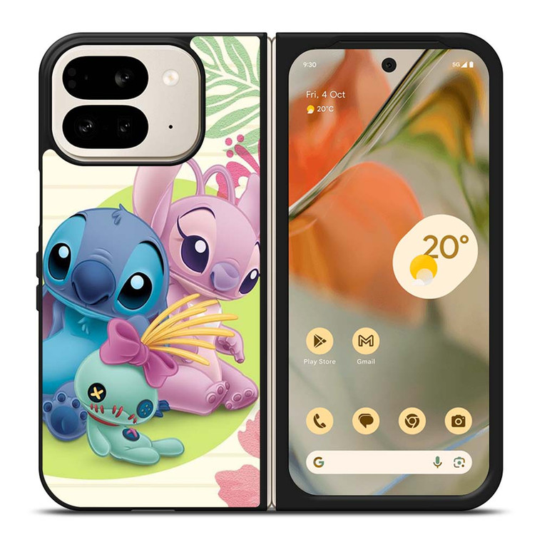 DISNEY STITCH AND GIRLFRIEND Google Pixel 9 Pro Fold Case