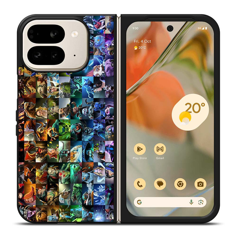 DOTA GAME ALL CHARACTER Google Pixel 9 Pro Fold Case