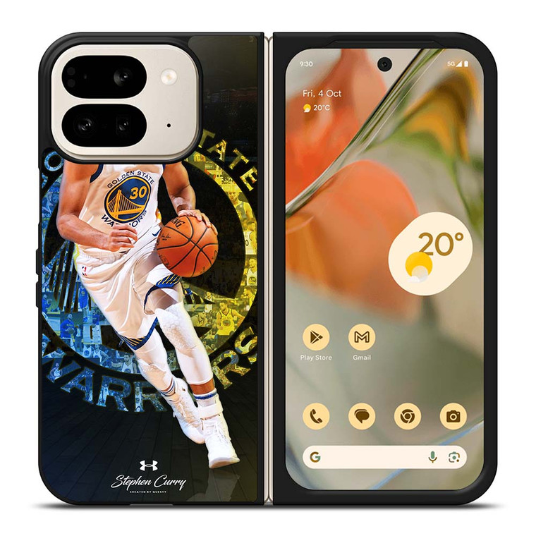 DRIBBLING STEPHEN CURRY GOLDEN STATE WARRIORS Google Pixel 9 Pro Fold Case