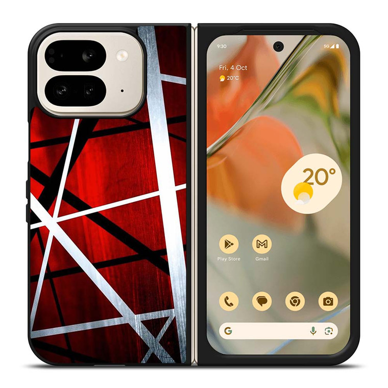 EDDIE VAN HALEN GUITAR PATTERN Google Pixel 9 Pro Fold Case EDDIE VAN HALEN GUITAR PATTERN Google Pixel 9 Pro Fold Case