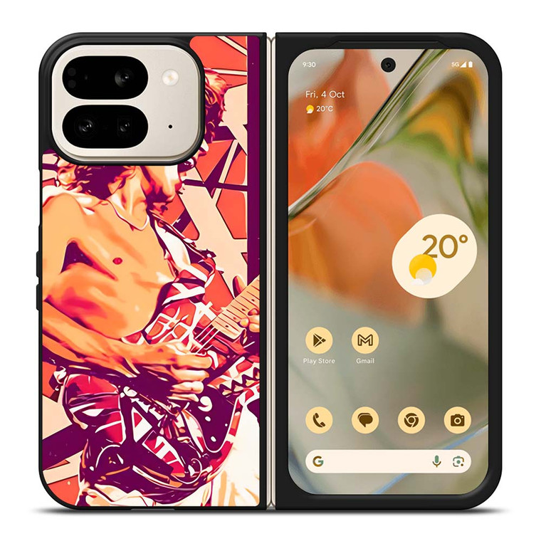 EDDIE VAN HALEN POSTER Google Pixel 9 Pro Fold Case EDDIE VAN HALEN POSTER Google Pixel 9 Pro Fold Case