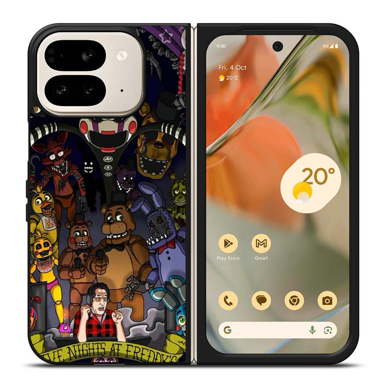 FIVE NIGHTS AT FREDDY'S CARTOON Google Pixel 9 Pro Fold Case