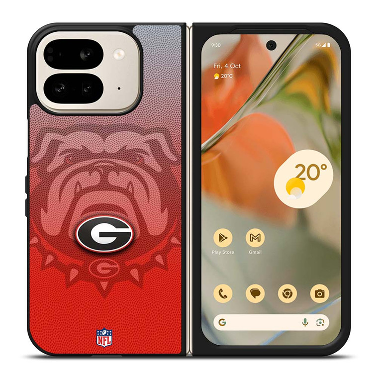 GEORGIA BULLDOGS FOOTBALL RED Google Pixel 9 Pro Fold Case