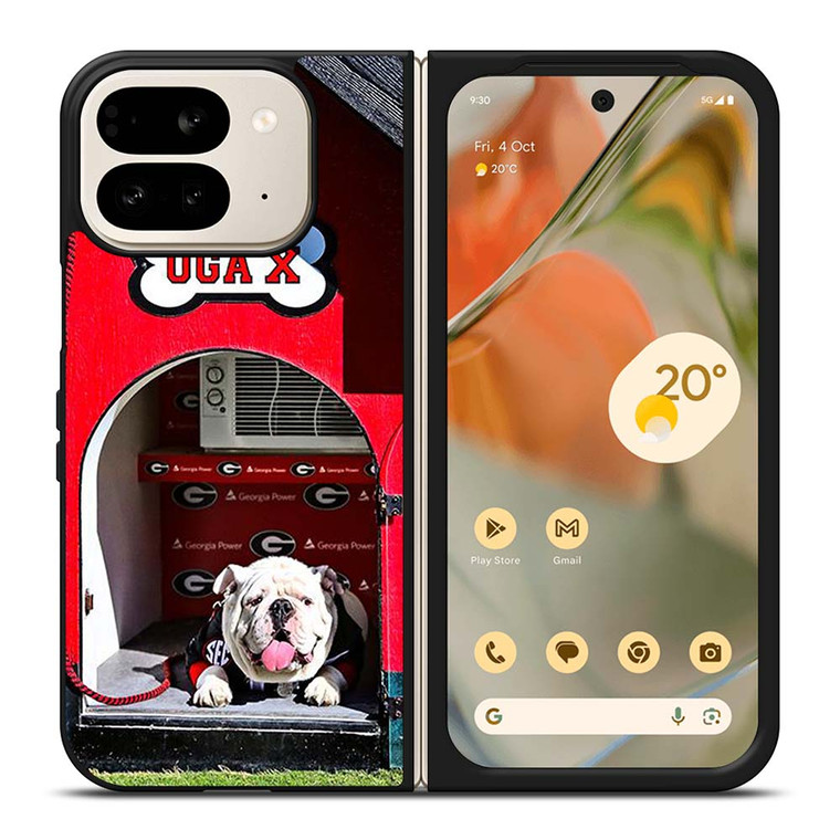 GEORGIA BULLDOGS UGA HOME Google Pixel 9 Pro Fold Case GEORGIA BULLDOGS UGA HOME Google Pixel 9 Pro Fold Case