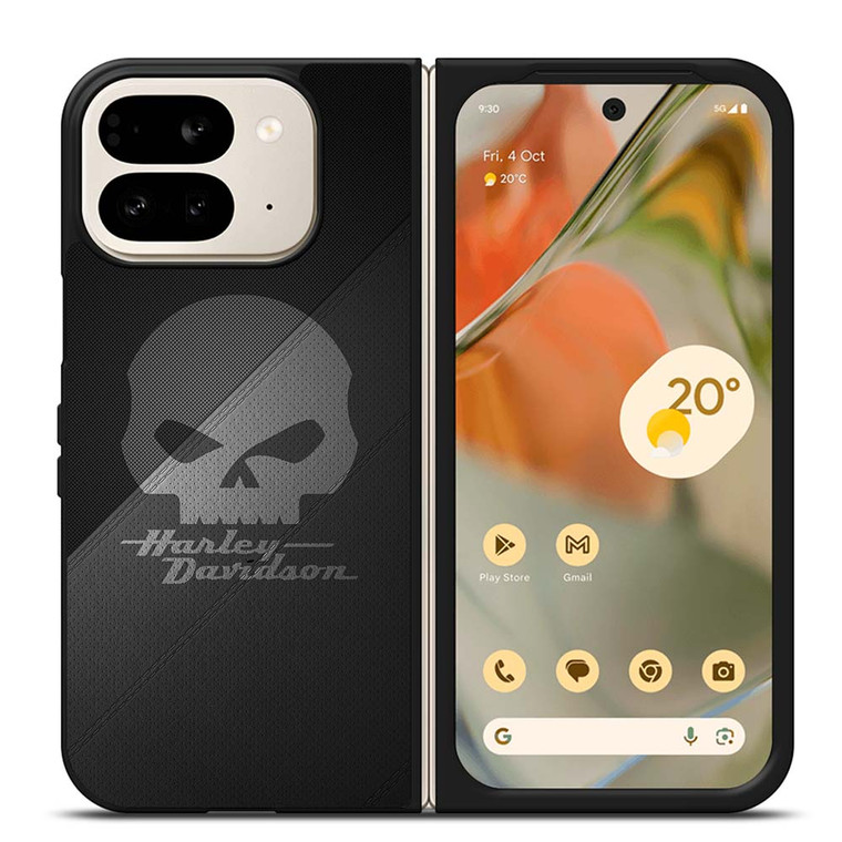 HARLEY DAVIDSON LOGO SKULL 3 Google Pixel 9 Pro Fold Case