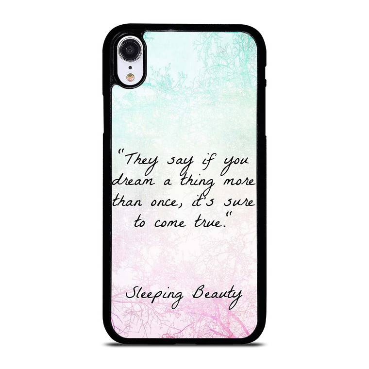 PRINCESS AURORA QUOTES iPhone XR Case PRINCESS AURORA QUOTES iPhone XR Case