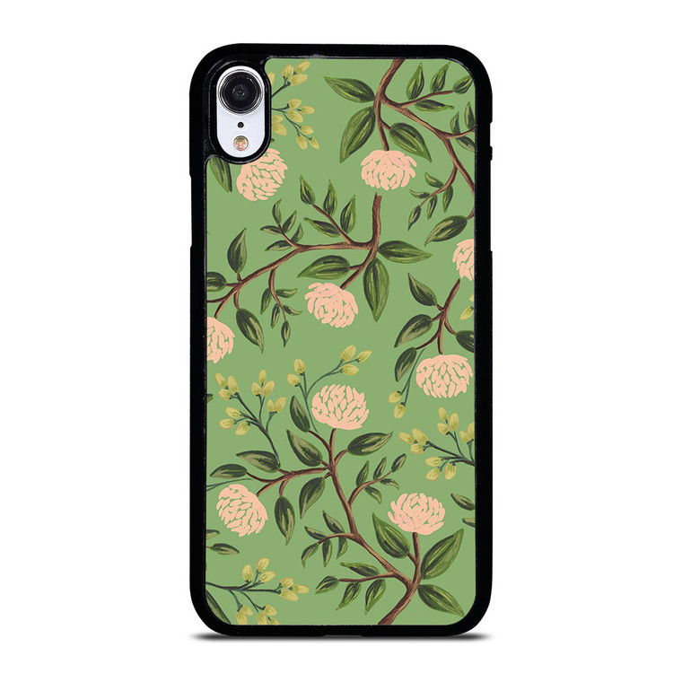 RIFLE PAPER EMERALD PEONIES iPhone XR Case