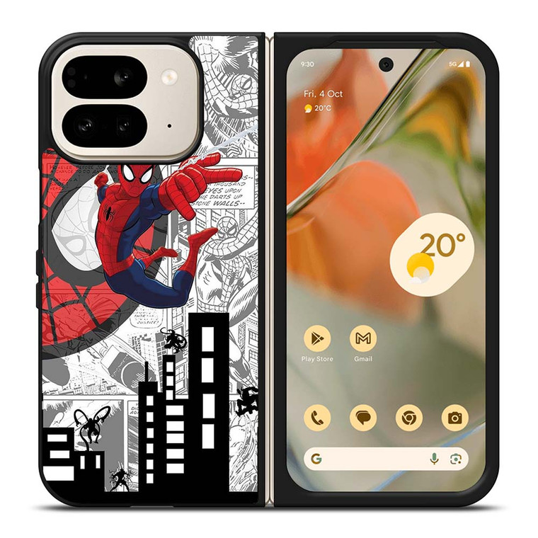 MARVEL SPIDERMAN COMIC CARTOON Google Pixel 9 Pro Fold Case