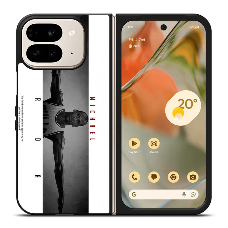 MICHAEL JORDAN CHICAGO BULLS 3 Google Pixel 9 Pro Fold Case