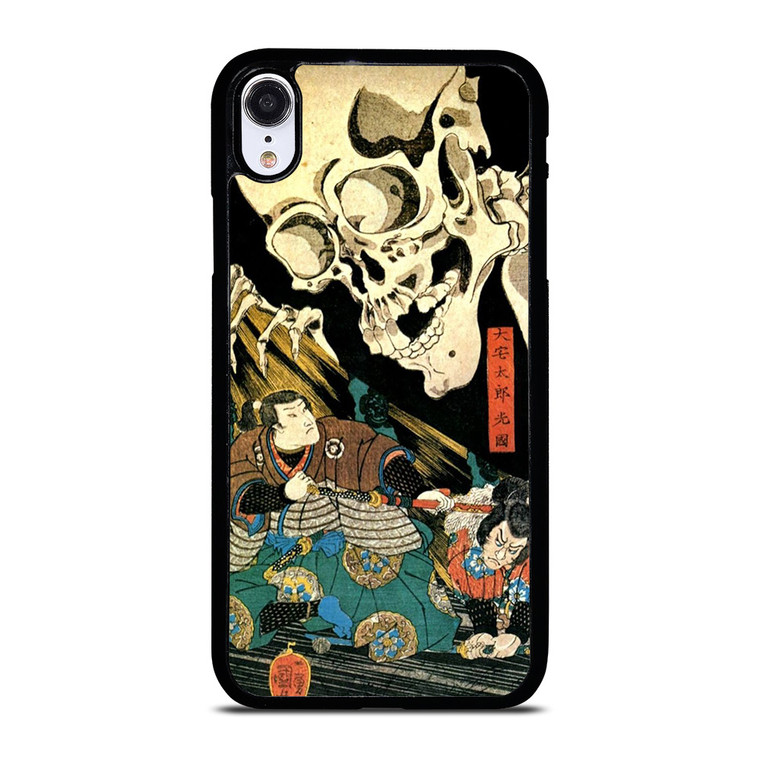 SKULL JAPANESE ART STYLE iPhone XR Case
