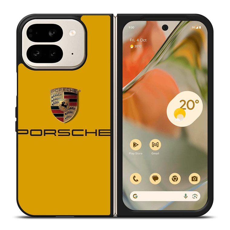 PORSCHE LOGO 3 Google Pixel 9 Pro Fold Case