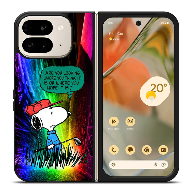 SNOOPY QUESTION Google Pixel 9 Pro Fold Case