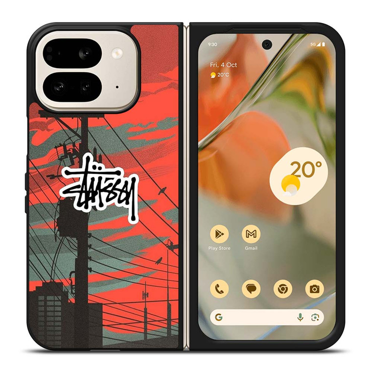 STUSSY LOGO METRO CITY Google Pixel 9 Pro Fold Case
