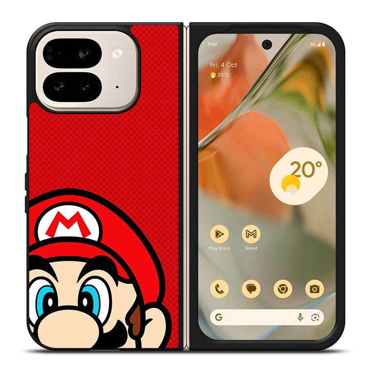 SUPER MARIO BROS FACE NINTENDO GAMES Google Pixel 9 Pro Fold Case