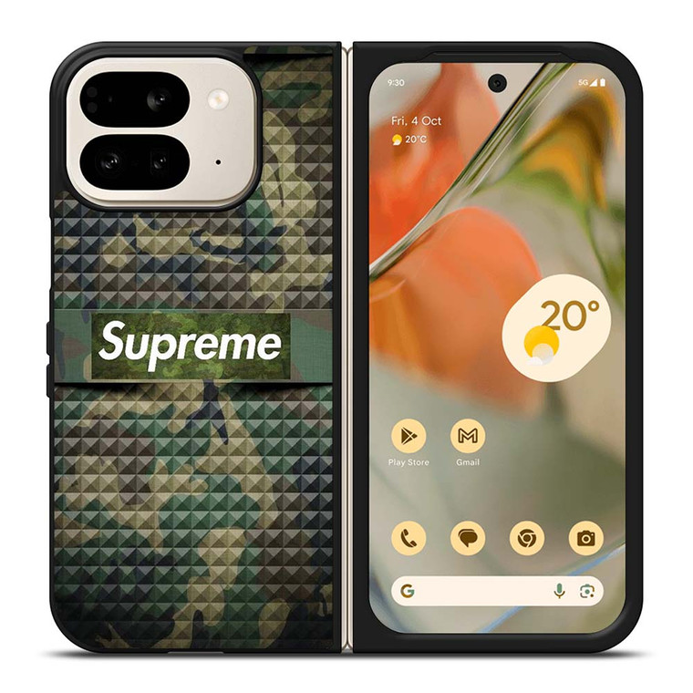 SUPREME BET LOGO CAMO Google Pixel 9 Pro Fold Case