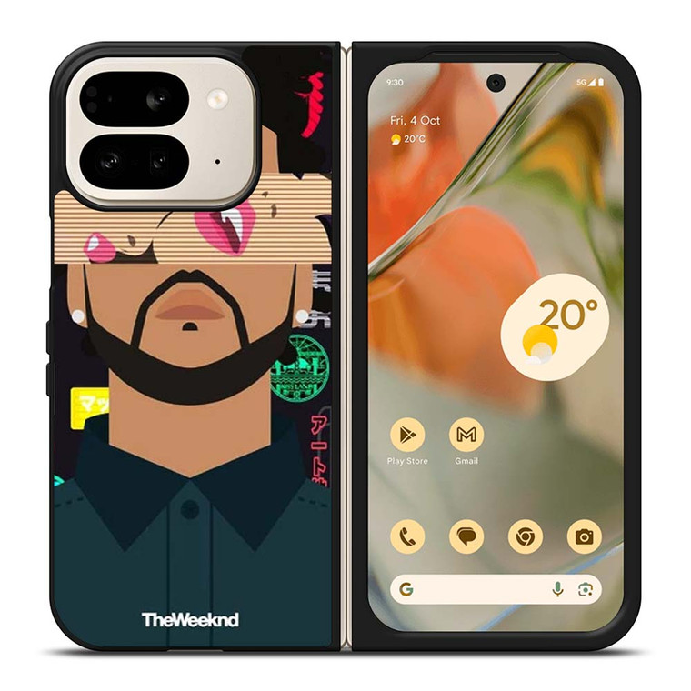 THE WEEKND XO CARTOON Google Pixel 9 Pro Fold Case THE WEEKND XO CARTOON Google Pixel 9 Pro Fold Case