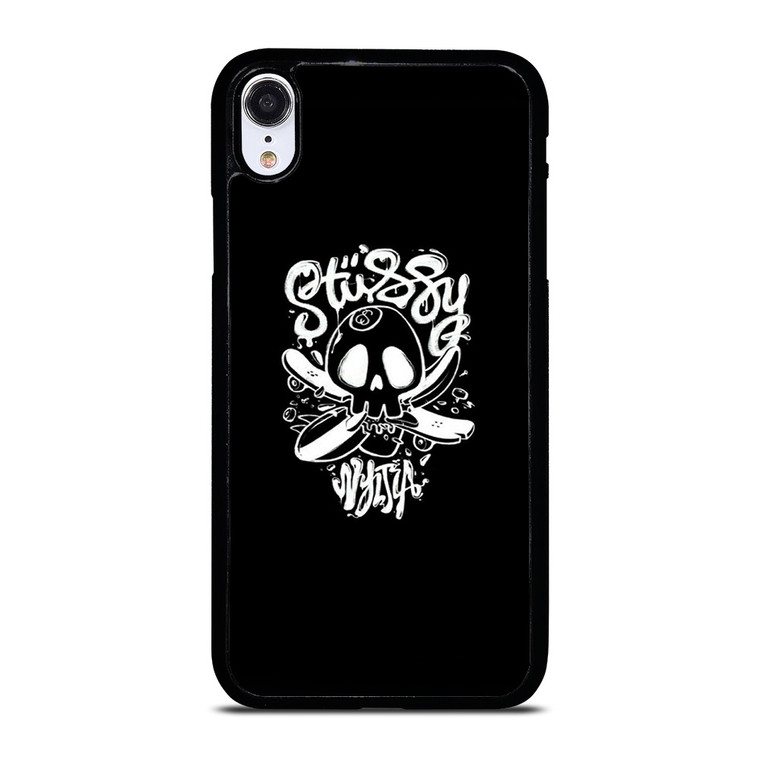 STUSSY SKULL LOGO ARTWORK iPhone XR Case STUSSY SKULL LOGO ARTWORK iPhone XR Case