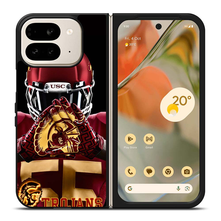 USC TROJANS FOOTBALL Google Pixel 9 Pro Fold Case USC TROJANS FOOTBALL Google Pixel 9 Pro Fold Case