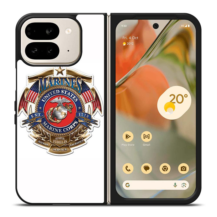 USMC US MARINE SEAL CORPS LOGO EMBLEM Google Pixel 9 Pro Fold Case