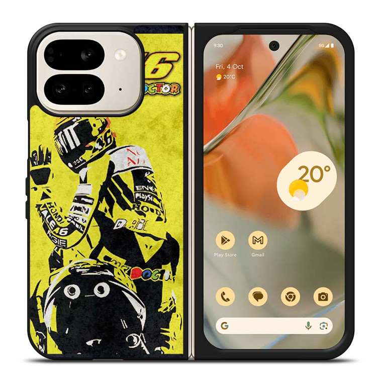 VALENTINO ROSSI THE DOCTOR 46 MOTOGP LEGEND Google Pixel 9 Pro Fold Case VALENTINO ROSSI THE DOCTOR 46 MOTOGP LEGEND Google Pixel 9 Pro Fold Case