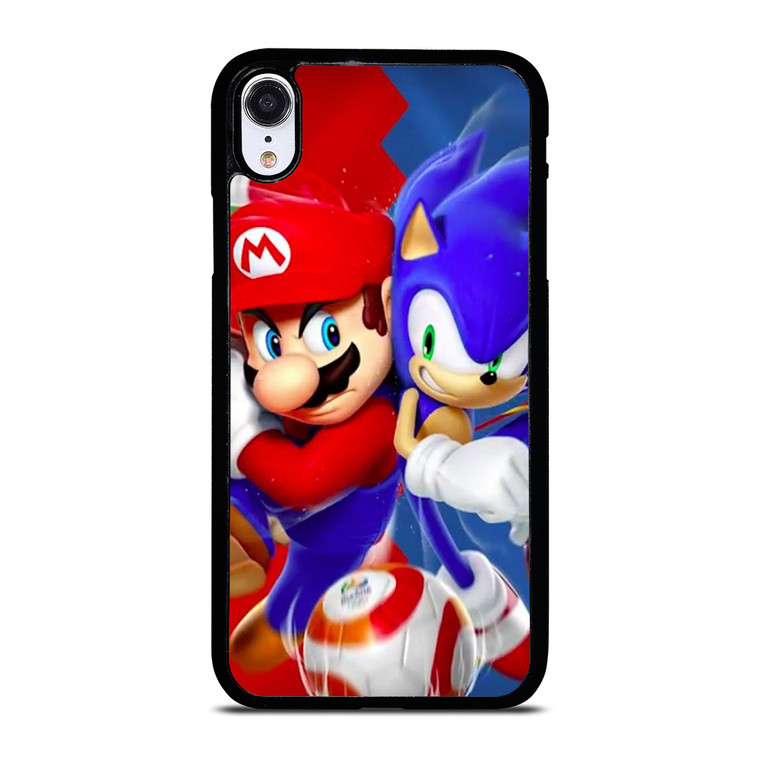 SUPER MARIO AND SONIC GAME iPhone XR Case