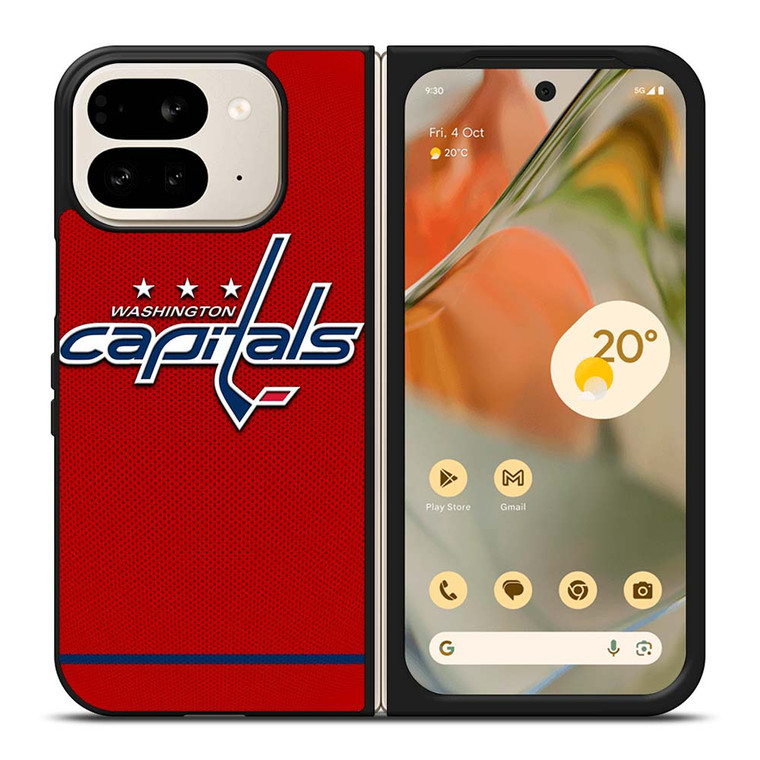WASHINGTON CAPITALS LOGO NHL HOCKEY TEAM Google Pixel 9 Pro Fold Case