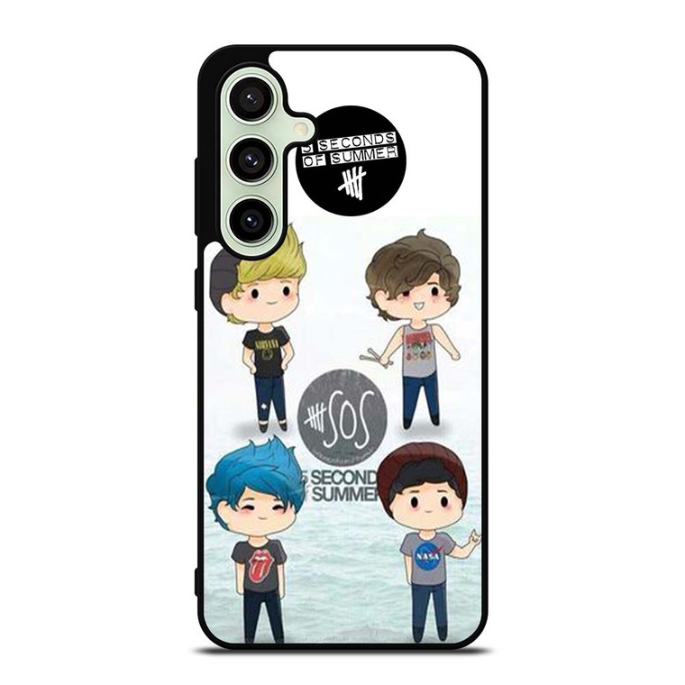 5 SECONDS OF SUMMER 5SOS CARTOON Samsung Galaxy S24 FE Case